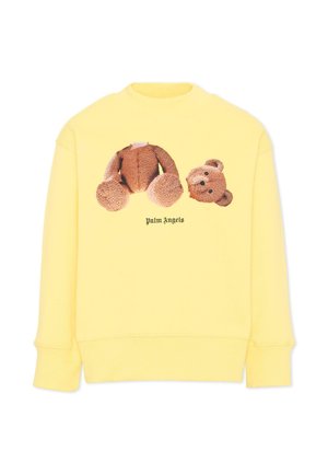 Palm Angels, FELPA UNISEX - Sweatshirt - yellow