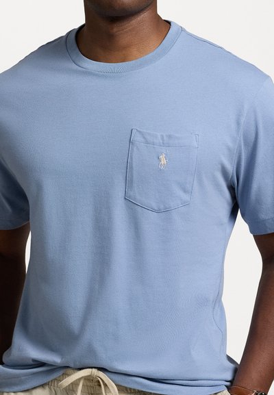 Polo Ralph Lauren Big & Tall JERSEY POCKET T-SHIRT - Základné tričko - vessel blue
