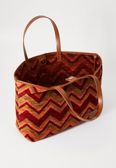 Missoni SHOPPING SMALL - Tote bag - tramonto/cuoio