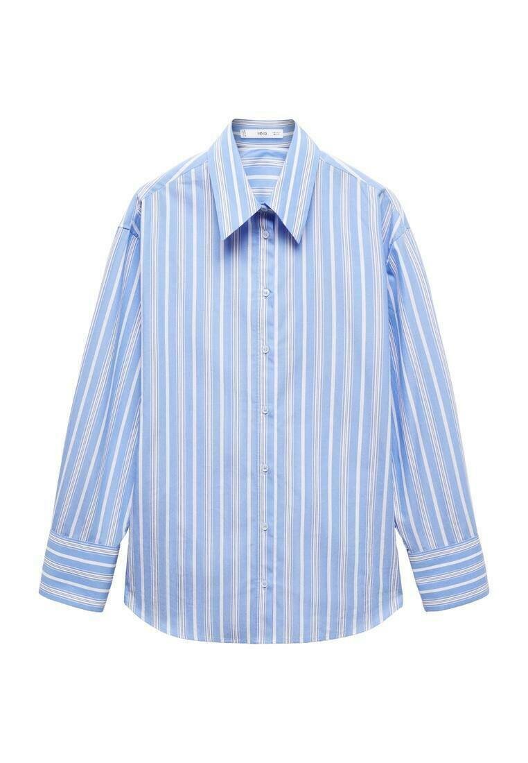 Mango Overhemdblouse lichtblauw Mango Overhemdblouse lichtblauw