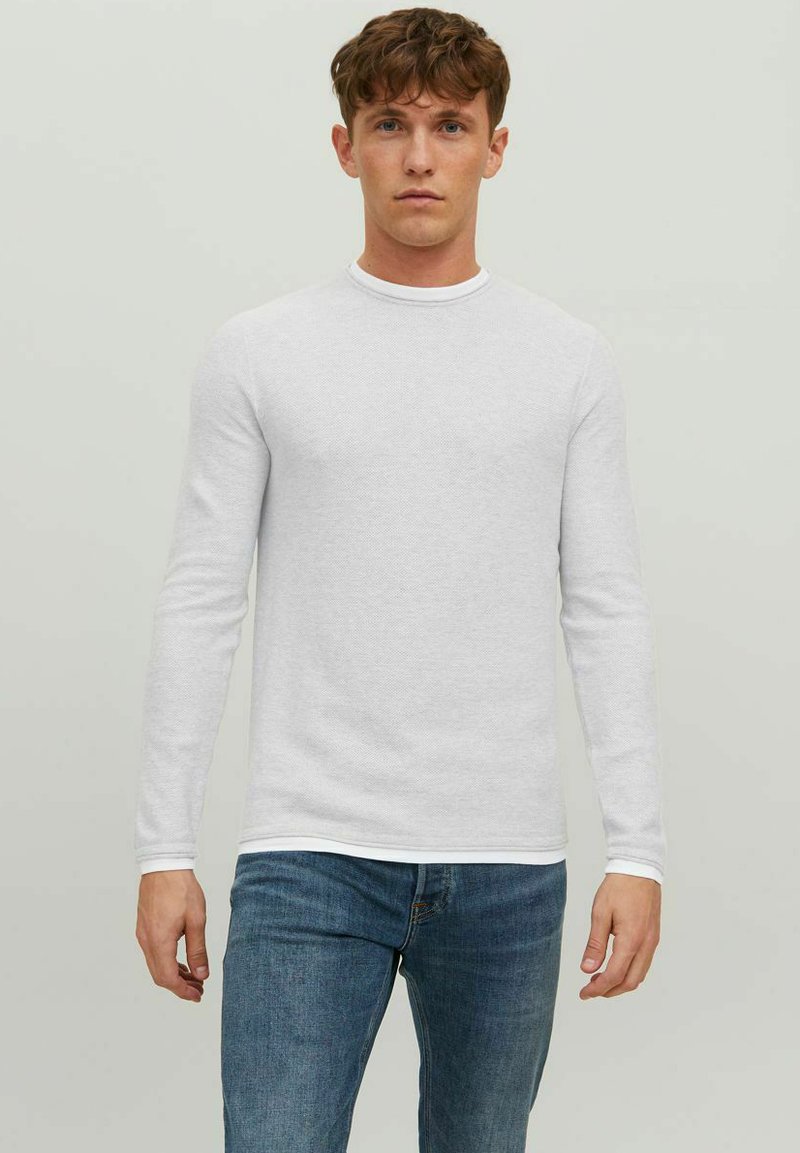 Jack & Jones KLASSISCHER - Maglione - light grey melange