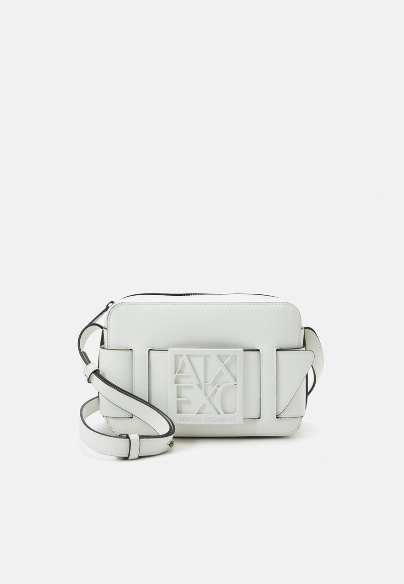Armani Exchange CAMERA CASE Across body bag bianco/white Zalando