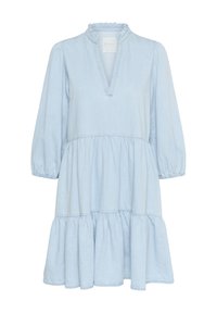 Farkkumekko - whiteish blue denim