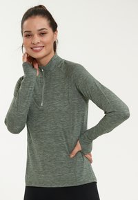 Endurance FUNKTIONS CANNA PERFORMANCE - Langærmet T-shirt - groen