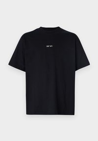 JCOCONCRETE TEXT BACK TEE CREW NECK - Printtipaita - black