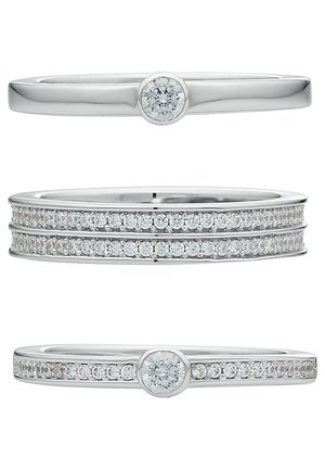 STAKING SET - Ring - silver-coloured