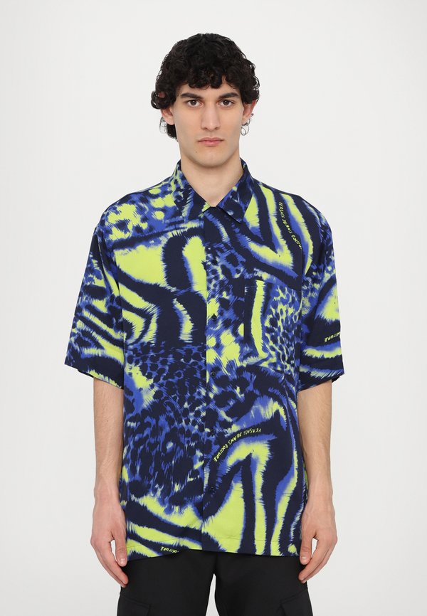 PRINT ANIMALIER - Shirt - blu