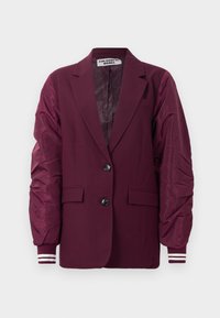 GEMMA CONTRAST SLEEVE - Blazer - merlot red