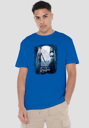 Cotton Soul, CORPSE BRIDE/POSTER - Print T-shirt - royal blue