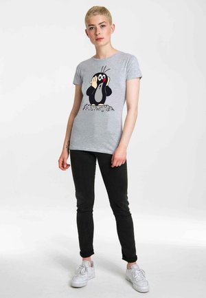 DER KLEINE MAULWURF - Print T-shirt - grau meliert