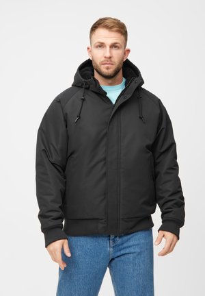 Winter jacket - jet black black