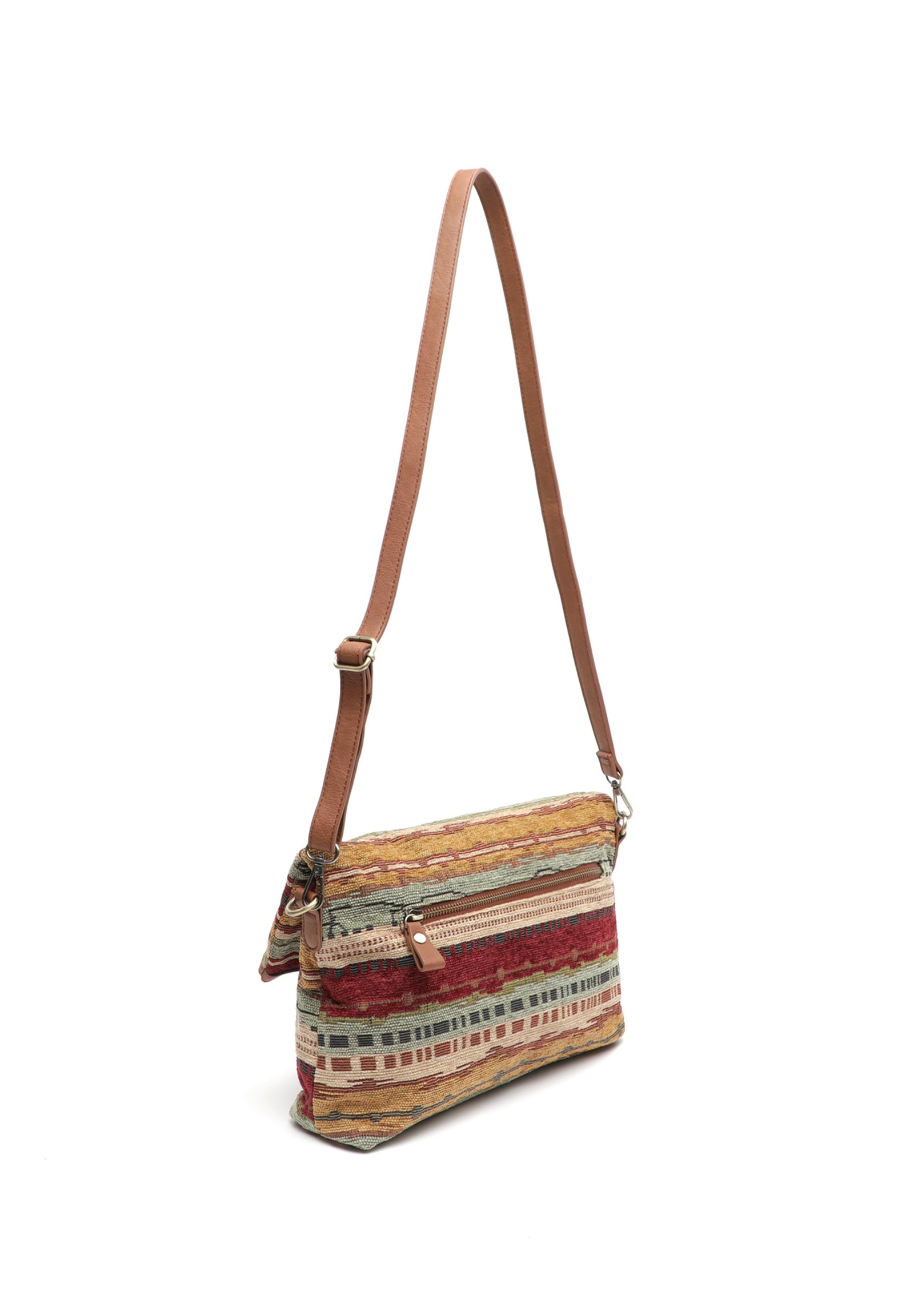 Sac Bandoulière Femme MISAKO | Imprimé Jacquard élégant | Style Décontracté Et Tendance | Cadeau Mode écoresponsable - 13