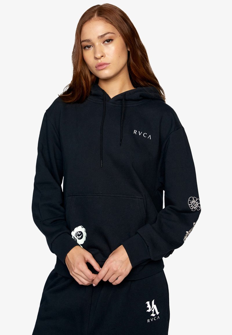 Damen Sweatshirts | RVCA MASH UP Kapuzenpullover black/schwarz - QH24843 Damen Sweatshirts | RVCA MASH UP Kapuzenpullover black/schwarz - QH24843