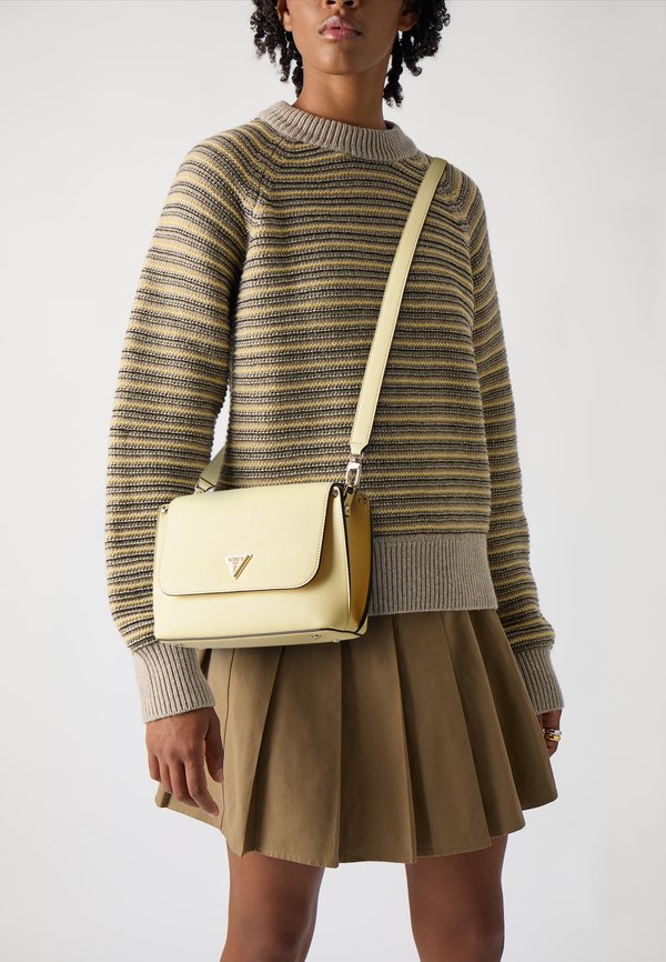 MERIDIAN FLAP  - Cross body bag - cornsilk