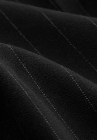 Next PINSTRIPE STRAIGHT - REGULAR FIT - Tygbyxor - black