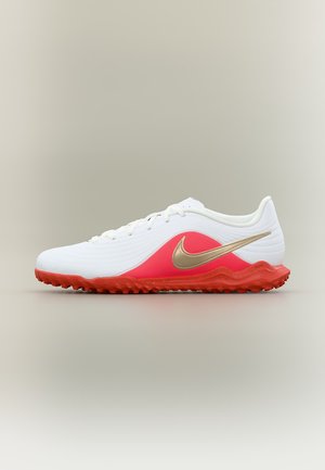 Nike Performance, TIEMPO MAESTRO CLUB TF UNISEX - Футболни обувки за изкуствена трева - white/blur/bright crimson