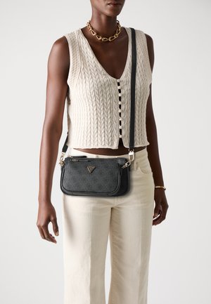 NOELLE II DBL POUCH CROSSBODY SET - Handbag - coal