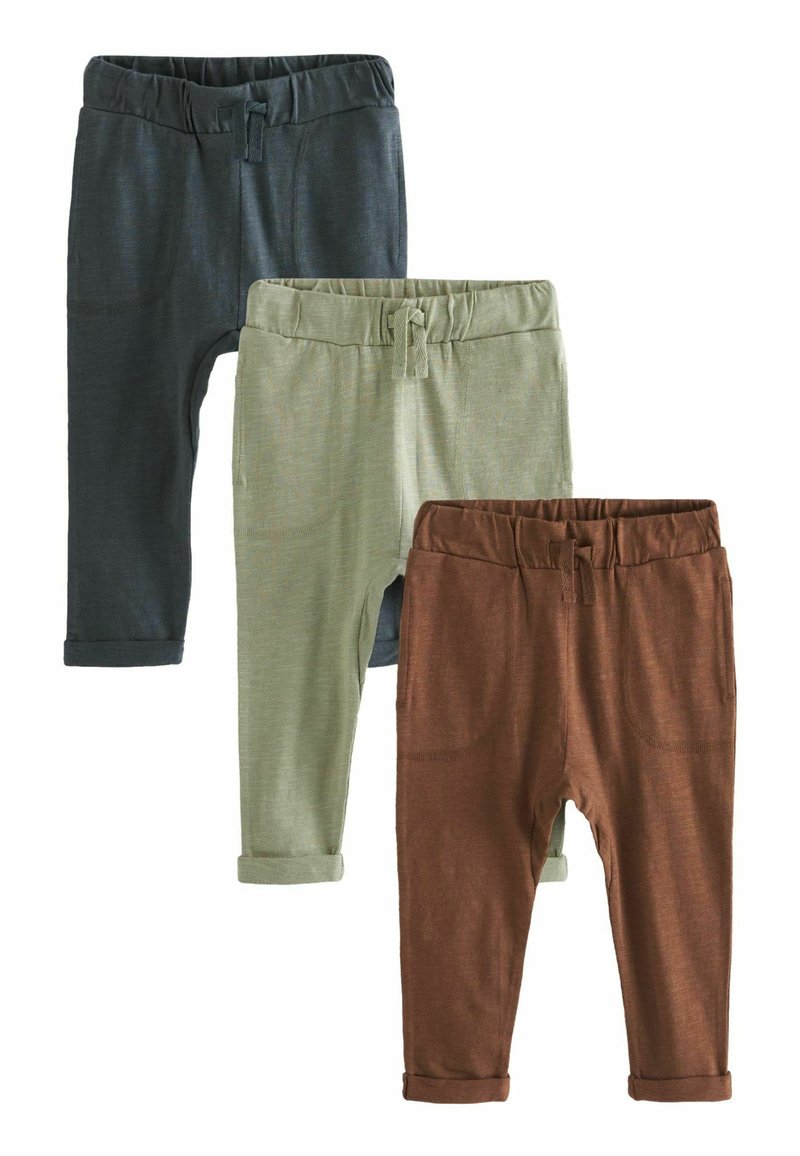 Next 3 PACK WEIGHT JOGGERS - Bukser - sage green