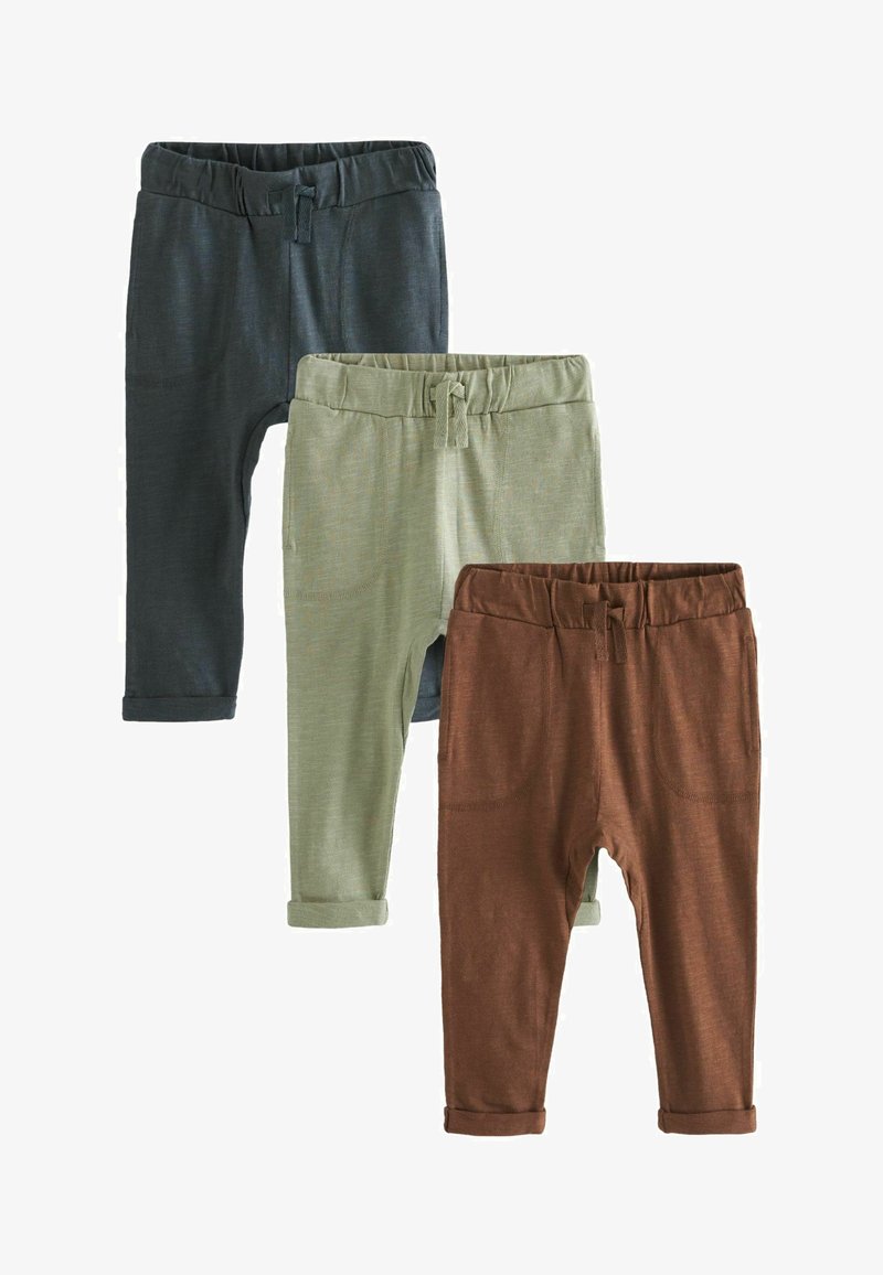 Next 3 PACK WEIGHT JOGGERS - Bukser - sage green