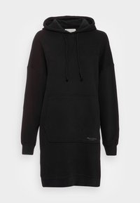 DRESS HOOD - Vestido de dia - black
