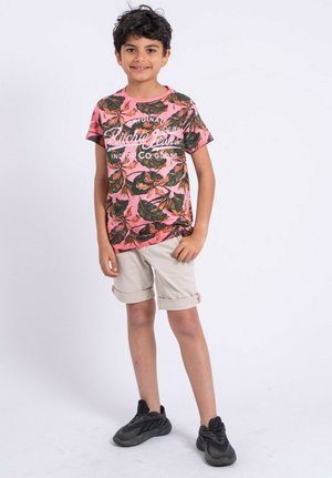 MANCHES COURTES COL ROND NIRAMAXJ - T-shirt imprimé - corail