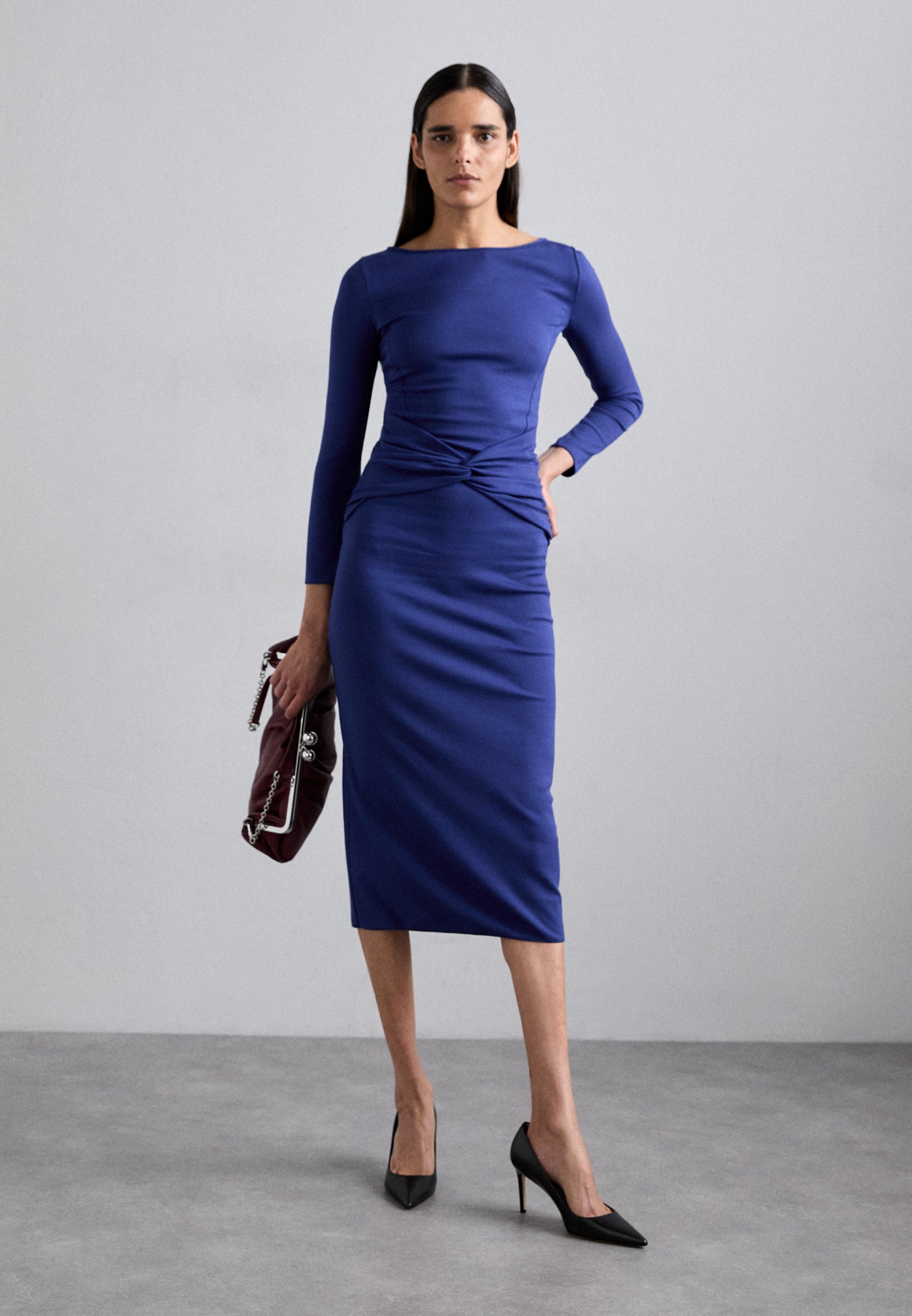 Emporio Armani DRESS - Jersey dress - summer night/blue