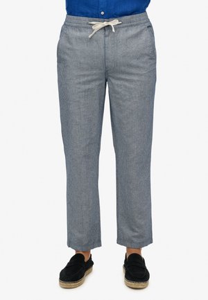 MERCHANT - Chino - navy stripe