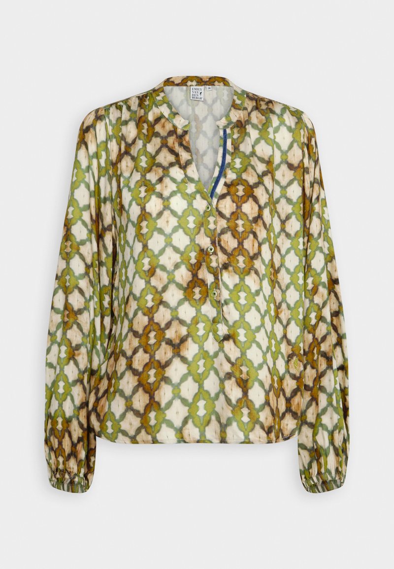 Emily van den Bergh Blouse kaki Emily van den Bergh Blouse kaki