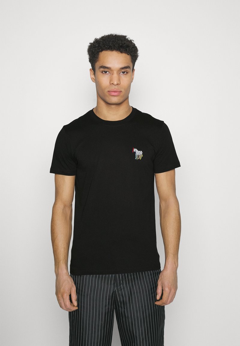 Zebra Basic PS Paul Smith SLIM FIT ZEBRA - Basic T-shirt - black - Zalando.co.uk