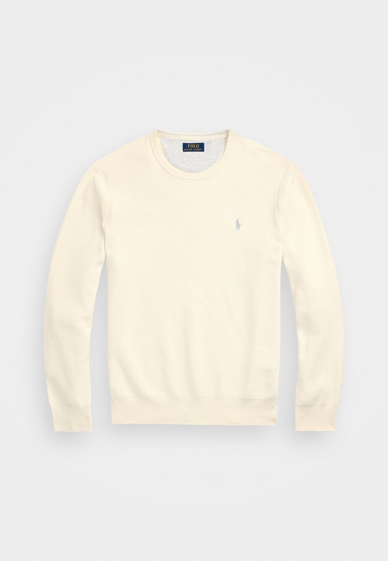 Polo Ralph Lauren MESH-KNIT COTTON CREWNECK SWEATER - Πουλόβερ - herbal milk