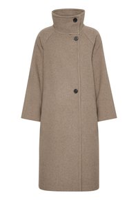 THORAIW COLLAR  - Klassischer Mantel - sandy grey melange
