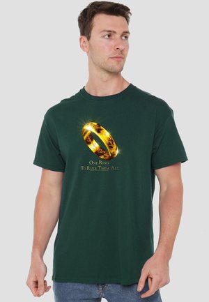 Cotton Soul, LOR ONE RING - Print T-shirt - dark green