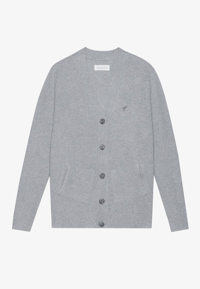 Pier One Vest grijs gemêleerd Pier One Vest grijs gemêleerd