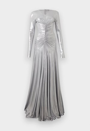 LONG SLEEVE V NECK - Pidulikud riided - silver-coloured