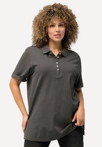 Ulla Popken MANCHES COURTES - Polo - anthracite