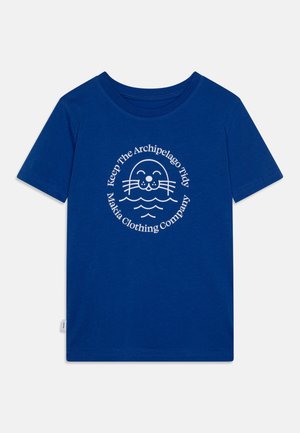 LAPPO  - Print T-shirt - blue