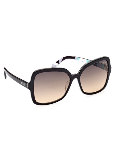 Emilio Pucci SCHMETTERLING - Zonnebril - glänzend schwarz