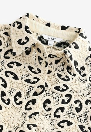 Next REGULAR FIT  - Hemdbluse - black ecru