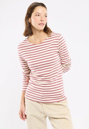 Armor lux, T-shirt à manches longues - nature violet quartz