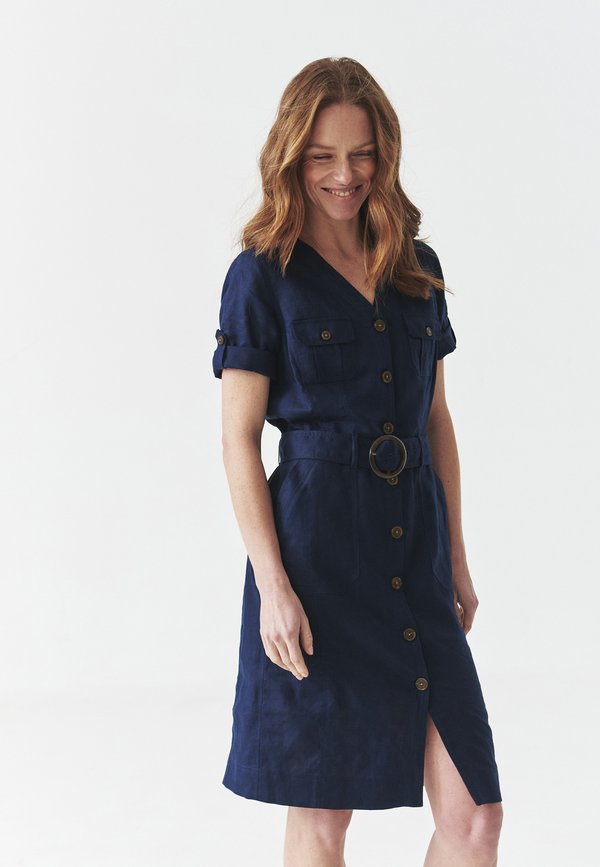 SOFORIA - Blusenkleid - indigo