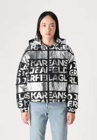 Karl Lagerfeld Jeans JACKET - Lengva striukė - silver/black