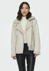 ONLY ONLNEWDIANA AVIATOR - Giacca in similpelle - pumice stone
