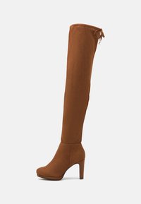 Anna Field Wide Fit Botas de tacón - cognac