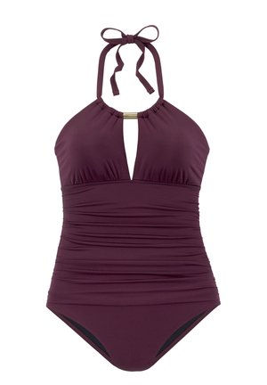 HENNES - Badeanzug - bordeaux