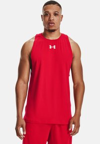 Under Armour - BASELINE TANK - Top - red Immagine in miniatura 1