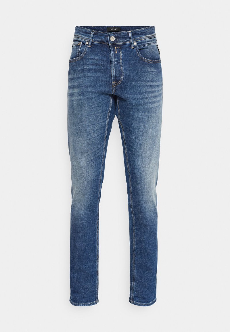 Replay Jeans Tapered Fit donkerblauw