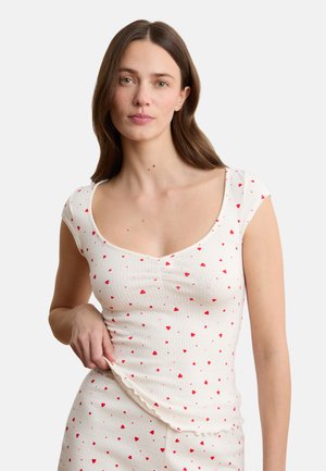 VANITY GOURMANDE - Haut de pyjama - blanc