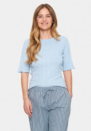 GRUSZ POINTELLE - T-Shirt print - heather melange