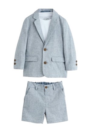 Next, REGULAR FIT - SET . - Bleiser - blue linen blend