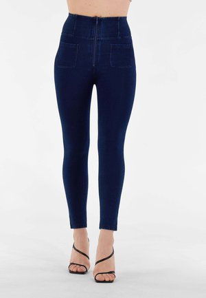 WR.UP VITA SUPER ALTA E TASCHINI APPLICATI - Leggings - dark jeans dark seams